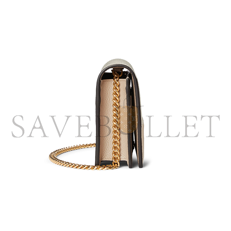 G*u*i gg marmont bi-color wallet on chain 497985 (20*12.5*4cm)